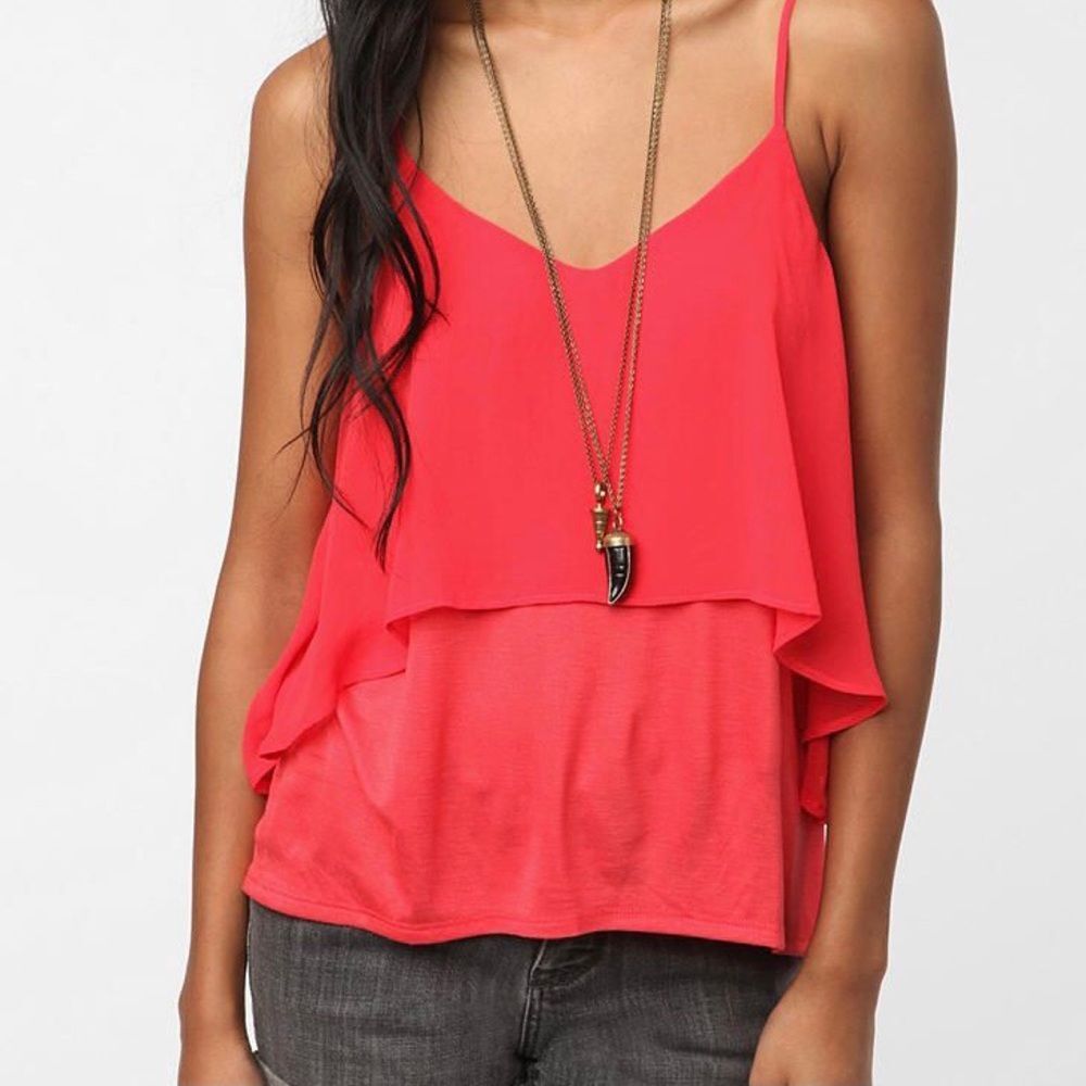 SPARKLE AND FADE (UO) Double Layer Cami